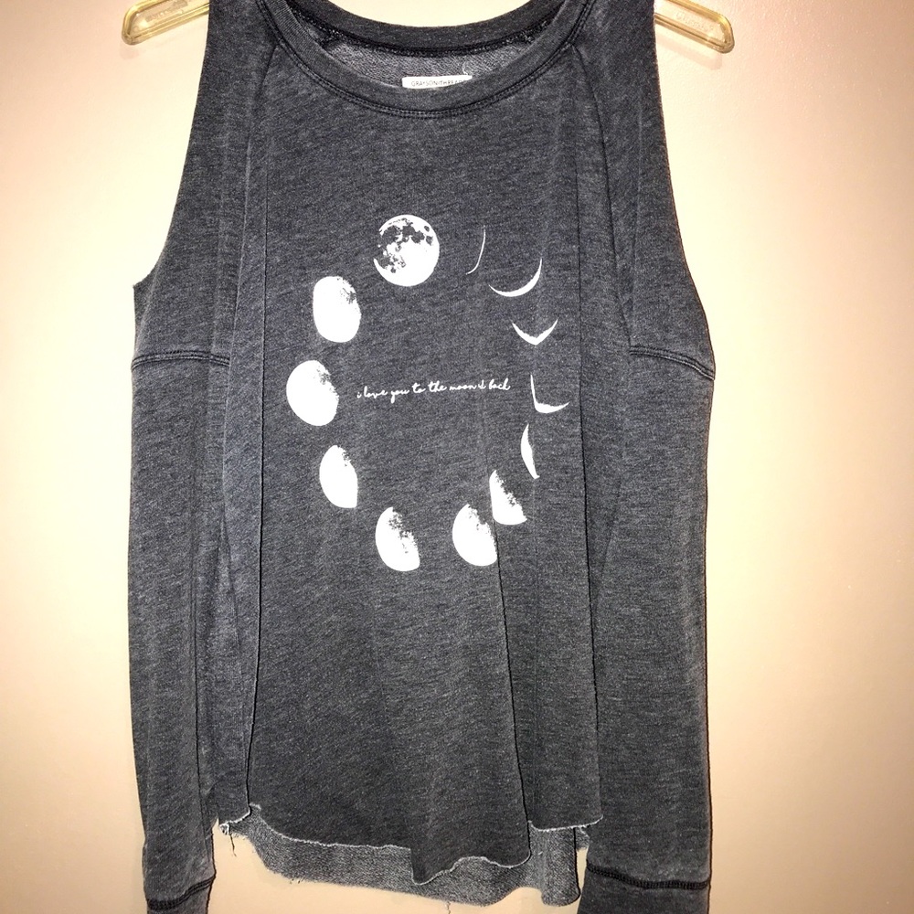 OPEN SHOULDER SWEATSHIRT 🌙 🌝 🌚